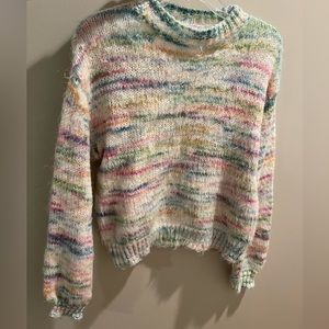 Vylette multi colored sweater, comfortable and cute, slightly oversized (S)
